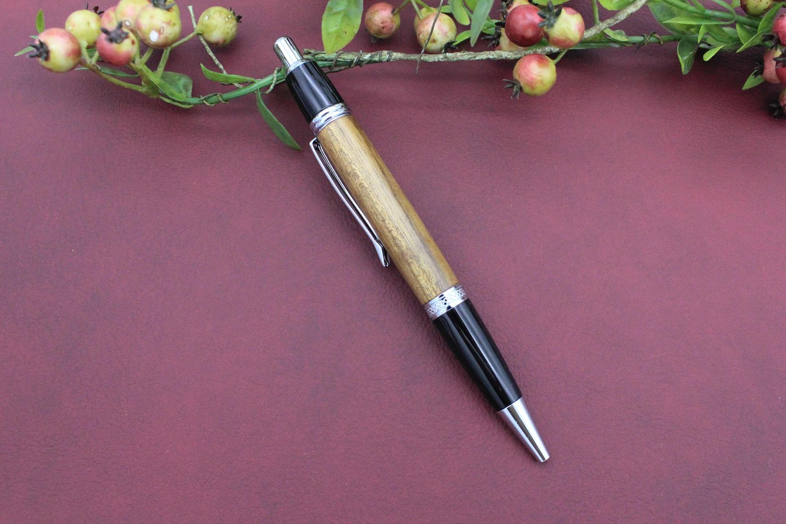 Unikate Ahorn, chrom Touch Stift Pen Eingabestift für Touchpad Touchscreen handgedrechselt verschiedene Edelhölzer Holz 
