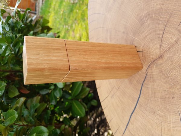 Gewürzmühle aus Holz handmade Pfeffermühle Crushgrind aus Eiche